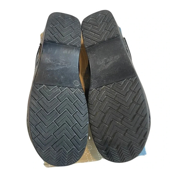 DANSKO black & silver patent leather professional silver clogs size 40 (9.5/10) - Picture 7 of 7